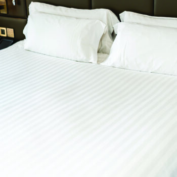 Premium Cotton Bed Sheet STRIP 400TC FITTED
