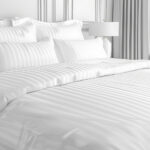 Premium Cotton Bed Sheet Strip 200 TC FLAT