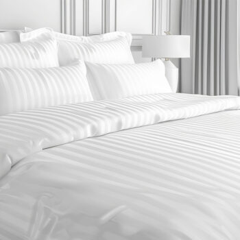 Premium Cotton Bed Sheet Strip 200 TC FLAT